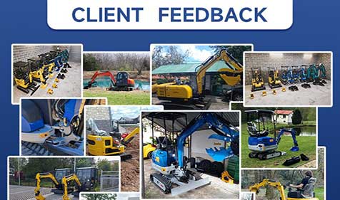 Testimonianza del cliente in loco: Escavatore Rippa, pieno di fiducia! ?✨